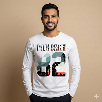 تيشيرت تصميم طباعة Palm Beach 82
