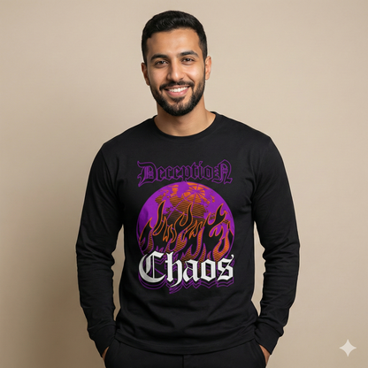 تيشيرت تصميم طباعة جرافيك بنقشة Chaos