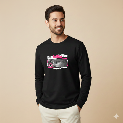 تيشيرت تصميم طبعة نيويورك بنقشة خطية
