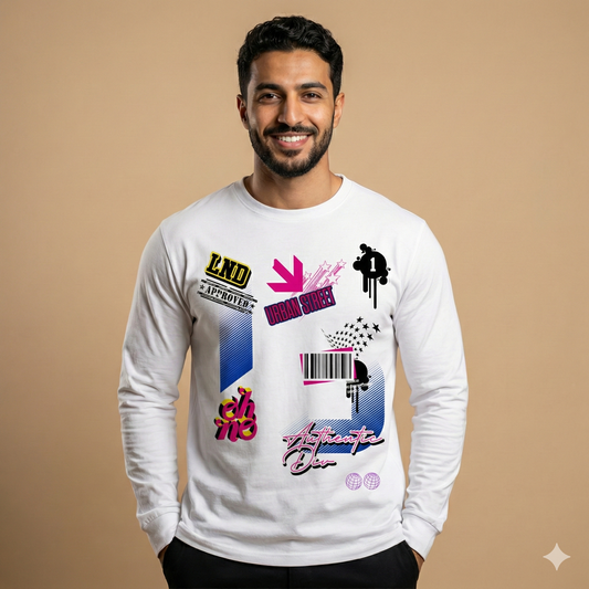 تيشيرت تصميم Urban Street بطباعة جرافيك